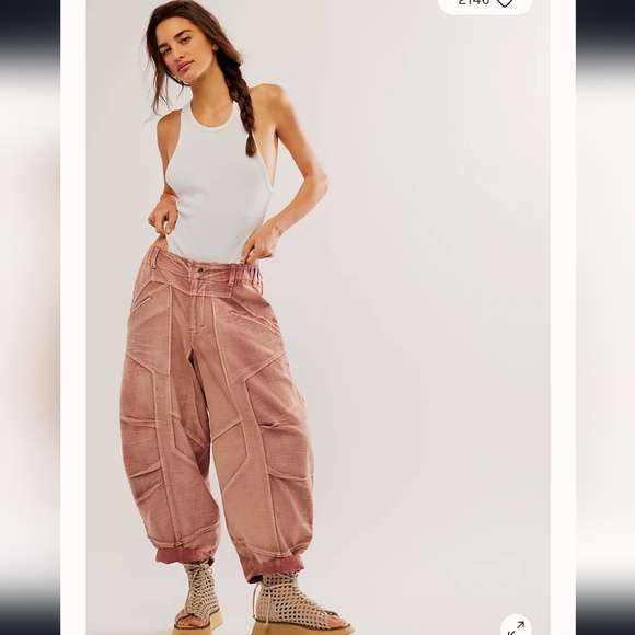 Free People Pants - Free people Barrel pants